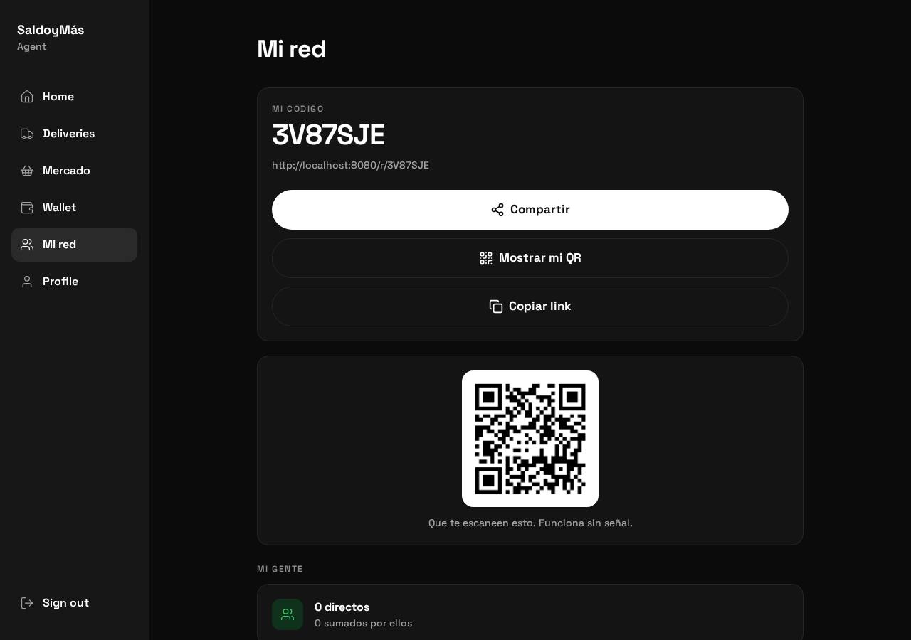 Link y QR al instante